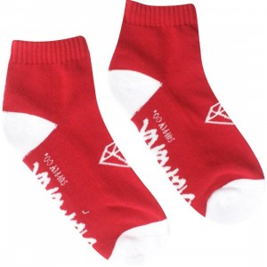 Diamond Supply Co 3 Pack O.G. Low Cut Socks (red / white) 1S
