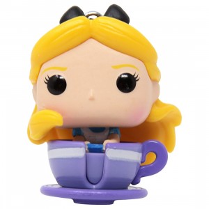 Funko Pocket POP Disney 65th Anniversary The Mad Tea Party Attraction With Alice Keychain (yellow)