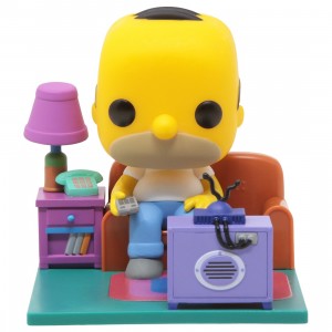 Funko POP Deluxe The Simpsons - Homer Watching TV (yellow)