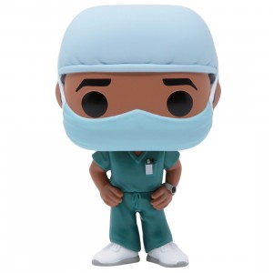 Funko POP Heroes Front Line Worker Male Hospital Worker #2 (teal)