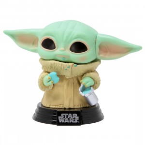 Funko POP Star Wars The Mandalorian - Grogu With Cookies (green)