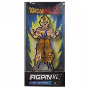 FiGPiN XL Dragon Ball Z Super Saiyan Goku #X2 (yellow)