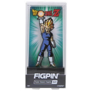FiGPiN Dragon Ball Z Super Saiyan Vegeta #341 (blue)