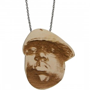 Good Wood NYC Chained Necklace - Biggie (natural wood)