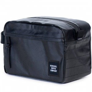 Herschel Supply Co Chapter Travel Kit (black / pewter polycoat)