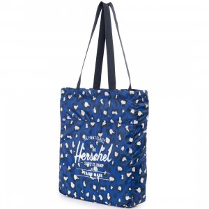 Herschel Supply Co Packable Tote Bag (blue / leopard)