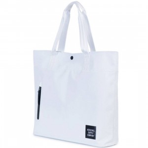 Herschel Supply Co Alexander Tote Bag (white / white tarpaulin)
