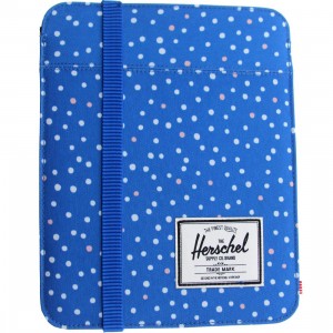 Herschel Supply Co Cypress Sleeve For iPad Air (blue / cobalt polka dot)