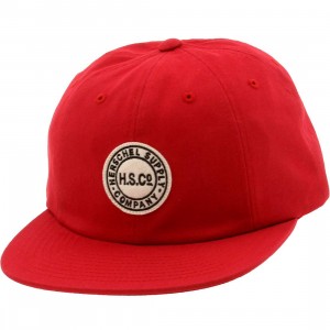 Herschel Supply Co Glenwood Cotton Cap (red)