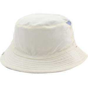 Herschel Supply Co Lake Bucket Hat (white / natural chambray)