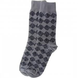 HUF Luxe Crew Socks (grey) 1S