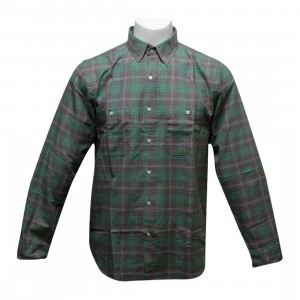 HUF Box Stripe Shirt (grey / green)