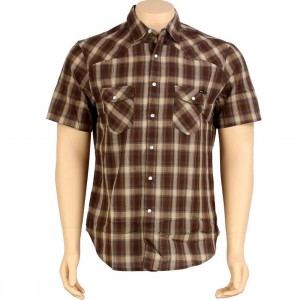 HUF The Shea Shirt (dark brown)