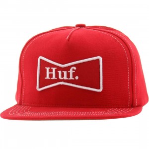 HUF Drink Up Snapback Cap (red)