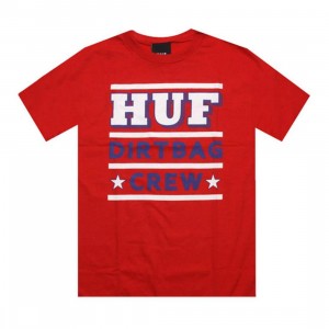 HUF 3 Stack Tee (red)
