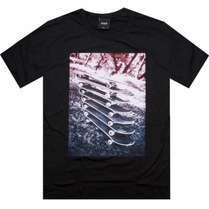HUF Stacked Boards Tee (black)