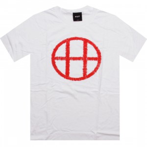 HUF Stitch Circle H Tee (white)