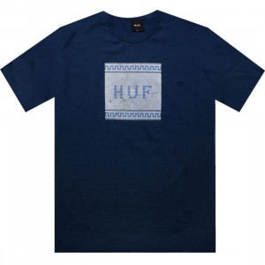 HUF Tile Original Logo Tee (harbor blue)