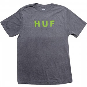 HUF Original Logo Tee (athletic heather)