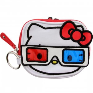 Hello Kitty 3D Coin Bag (white / red / blue)