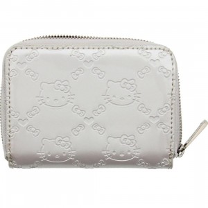 Hello Kitty Small Embossed Wallet (ivory)