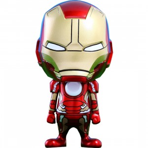 Hot Toys Iron Man Mark XLIII Avengers Age of Ultron Cosbaby Series 1 4 inches Vinyl Figure (red)