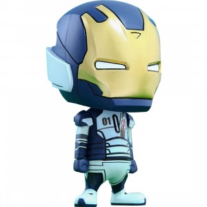 Hot Toys Iron Legion Avengers Age of Ultron Cosbaby Series 1 4 inches Vinyl Figure (blue)