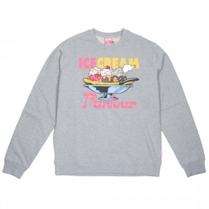 Ice Cream Men Moon Crew Sweater (gray / sweater)