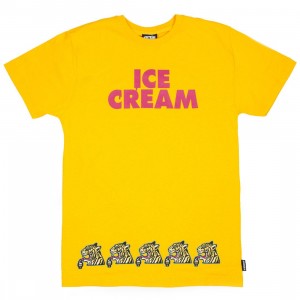 Ice Cream Men Cream Tee (yellow)