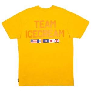 Ice Cream Men Cherry Tee (yellow)