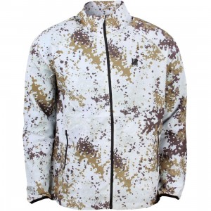 Undefeated Men Tech Running Shell Jacket (white / camo)