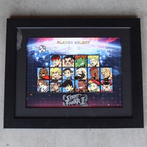 Udon Entertainment Super Street Fighter II Turbo Character Select Pin Framed Set - 2016 SDCC Exclusive (multi)