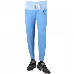 CLOT Men Reversed Sweatpants (blue / heather)