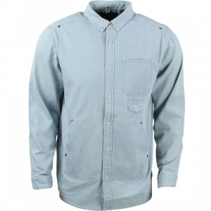 10 Deep Men Carpenter Shirt (blue / light indigo)