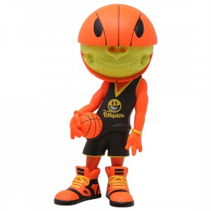 Ron English PoPaganda Basketball Grin Vinyl Figure (orange / black)