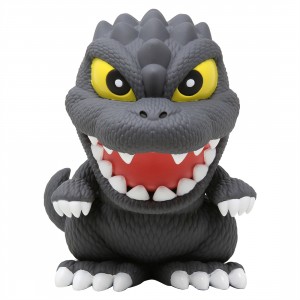 Monogram Godzilla Cutie Figural PVC Bank (gray)