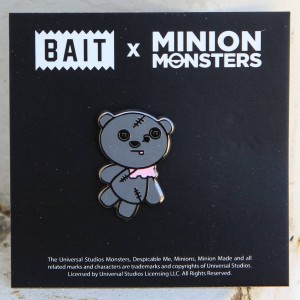 BAIT x Minion Monsters ZombieTim Bear Pin (gray)