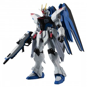 Bandai Gundam Universe Mobile Suit Gundam Seed ZGMF-X10A Freedom Gundam Figure (blue)