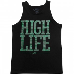 JSLV High Life Tank Top (black / green)