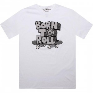 JSLV Born To Roll Tee (white)