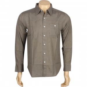 JSLV Hooks Woven Long Sleeve Shirt (grey)