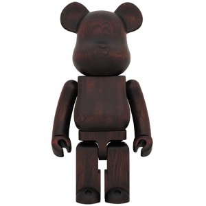 Medicom Karimoku Rosewood Paint 1000% Bearbrick Figure (brown)