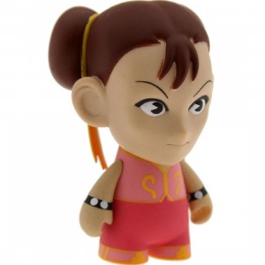 Kidrobot Street Fighter 3 Inch Mini Series Chun Li Figure - 1/20 Ratio (pink)