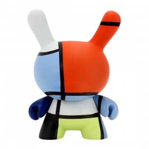 Kidrobot The Met 3 Inch Showpiece Dunny Mondrian Composition Figure (orange)