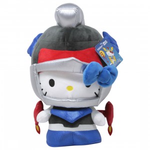 Kidrobot x Sanrio Hello Kitty Cosplay Kaiju Mechazoar Knight Plush (blue)