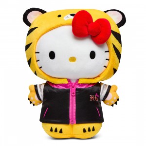 Kidrobot Sanrio Hello Kitty Year of the Tiger 13 Inch Interactive Plush (yellow)