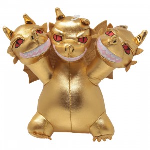 Kidrobot Godzilla Ghidorah Phunny Plush (gold)