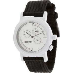 KR3W Navigator Watch (white / black)