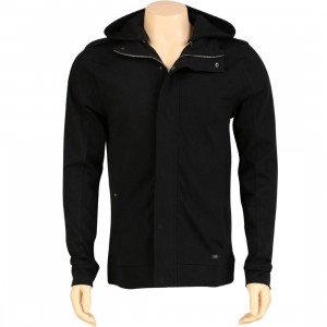 KR3W Montgomery Hooded Jacket (black)
