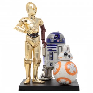 Kotobukiya ARTFX+ Star Wars The Force Awakens R2-D2 And C-3PO With BB-8 Statue (white)